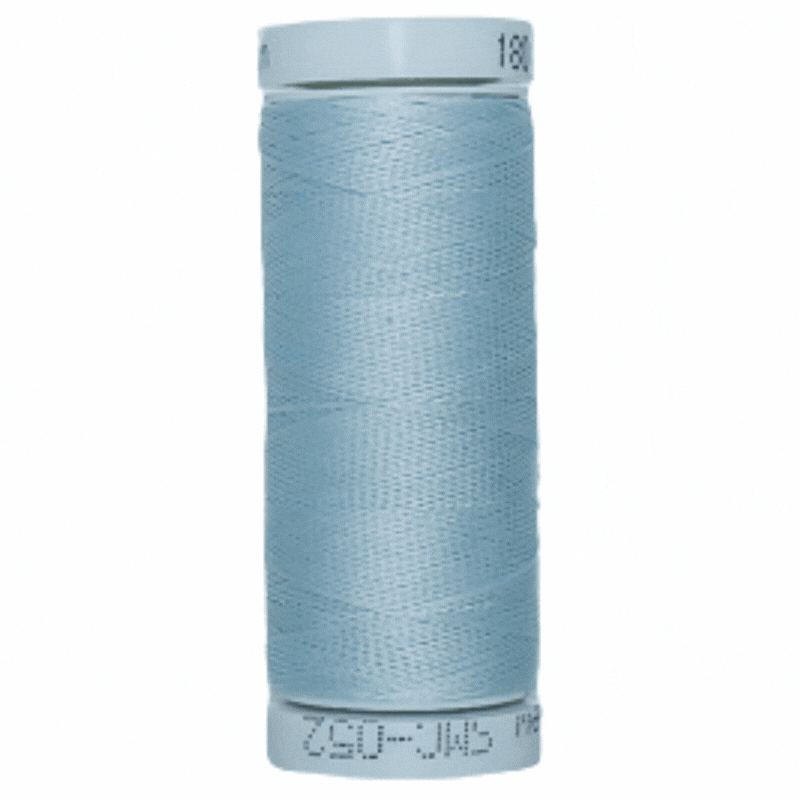 Madam Sew Light Blue Thread set spools color details shown via GIF