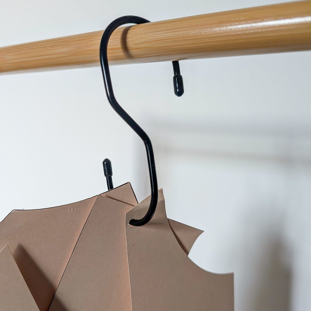 Garment and Hooks Organization System - White - MadamSew
