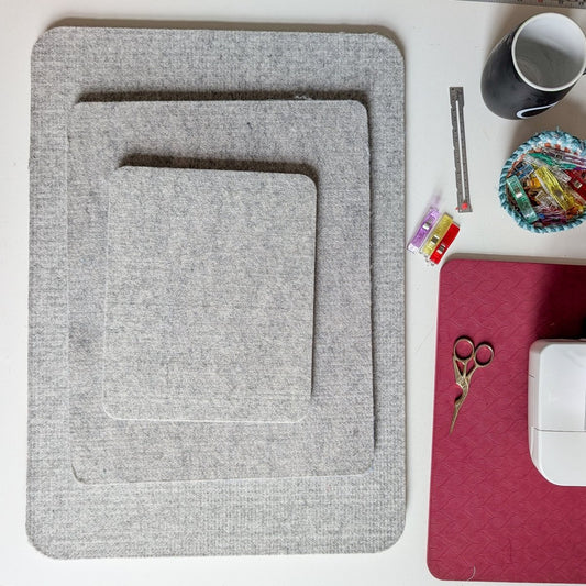 Mini Desk Top Wool Pressing Mat - 9" x 11" - MadamSew