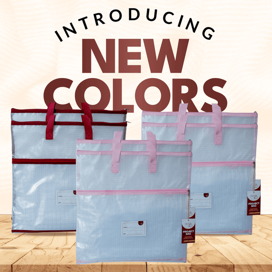 Project Bags - 6 Pack - Four Light Pink - MadamSew