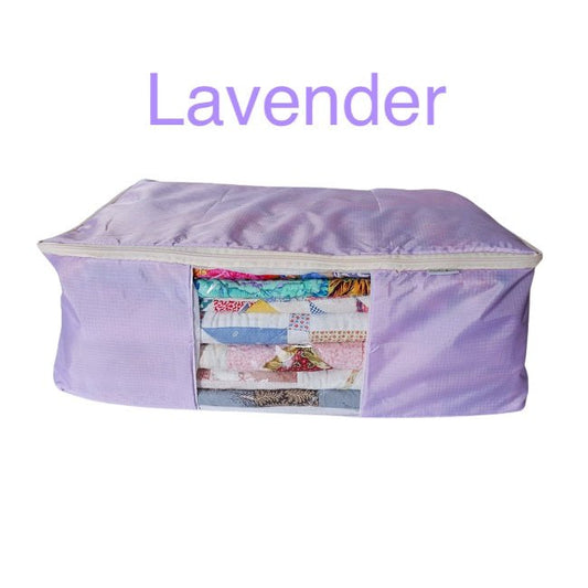 Quilt Storage Bag - Standard Size 22” x 15” x 8” - Breathable - 5 color options - MadamSew