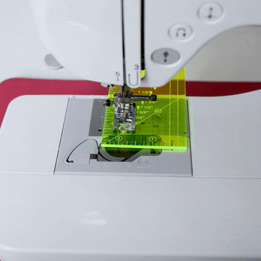 Gif showing the different settings of the seam guide ruler