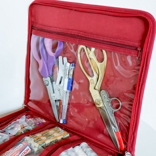 The Carry - All Sewing Organizer - Multi - pocket Binder Bag - MadamSew