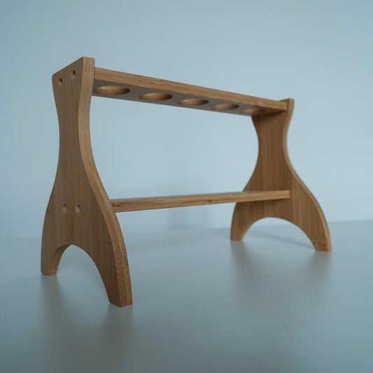 Wooden Desktop Scissors Stand - Holds up to 5 pairs of shears - MadamSew