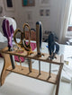 Wooden Desktop Scissors Stand - Holds up to 5 pairs of shears - MadamSew