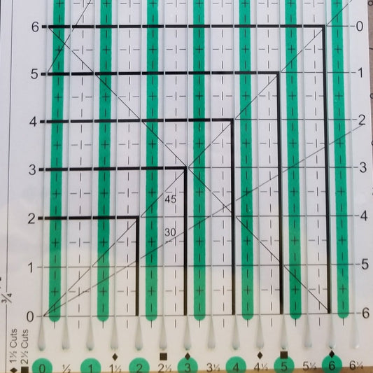 Creative Shape Cut Ruler 6½" x 13½".