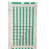 Creative Shape Cut Ruler 6½" x 13½" on a white background