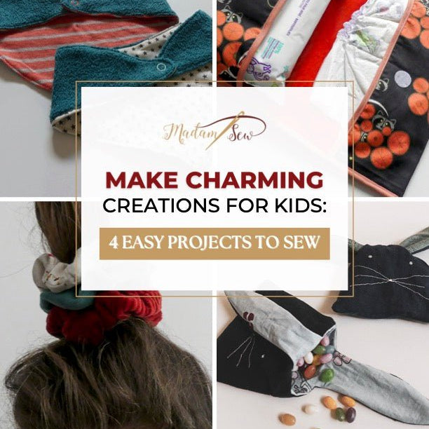 Bibs, diaper organizing pouch, scrunchies and snack bags