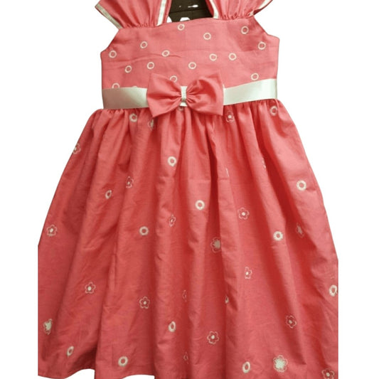 A dress custimized with flowers sewn with the Flower Stitch Presser Foot