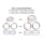 MadamSew Clear - Intimate & Swimwear Hook, Ring and Slide Fasteners with sizes