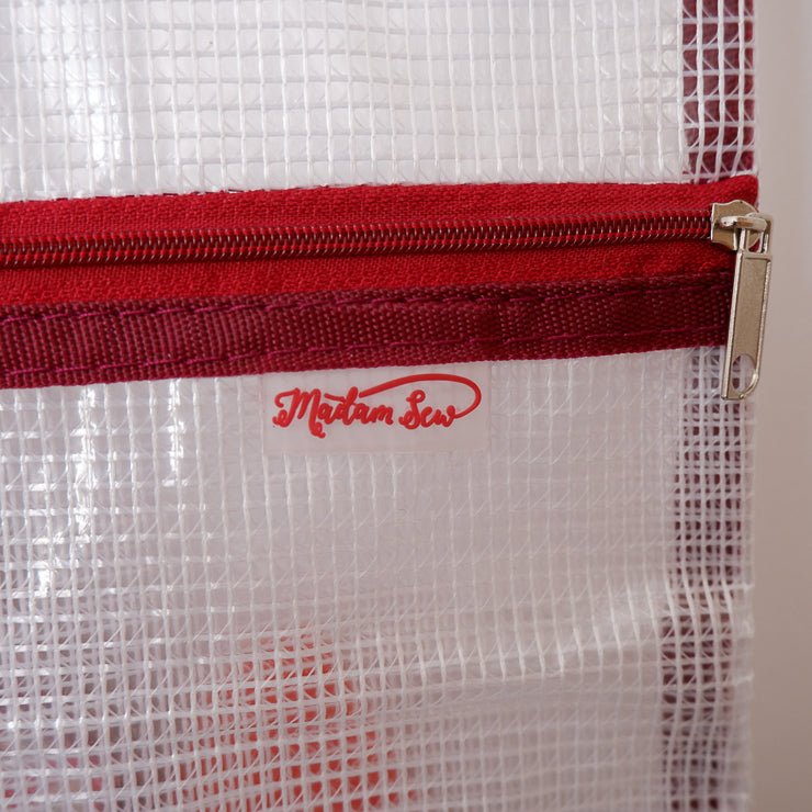 Detail of the Madam Sew Project Bag
