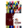 a bundle of colorful all-purpose zippers and the box