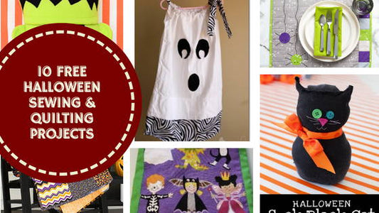 10 Free Halloween Sewing & Quilting Projects | Madamsew - MadamSew