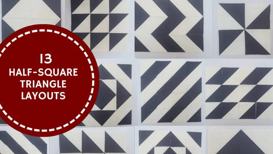 13 Half-Square Triangle Layouts for Your Next Quilt | Madam Sew - MadamSew