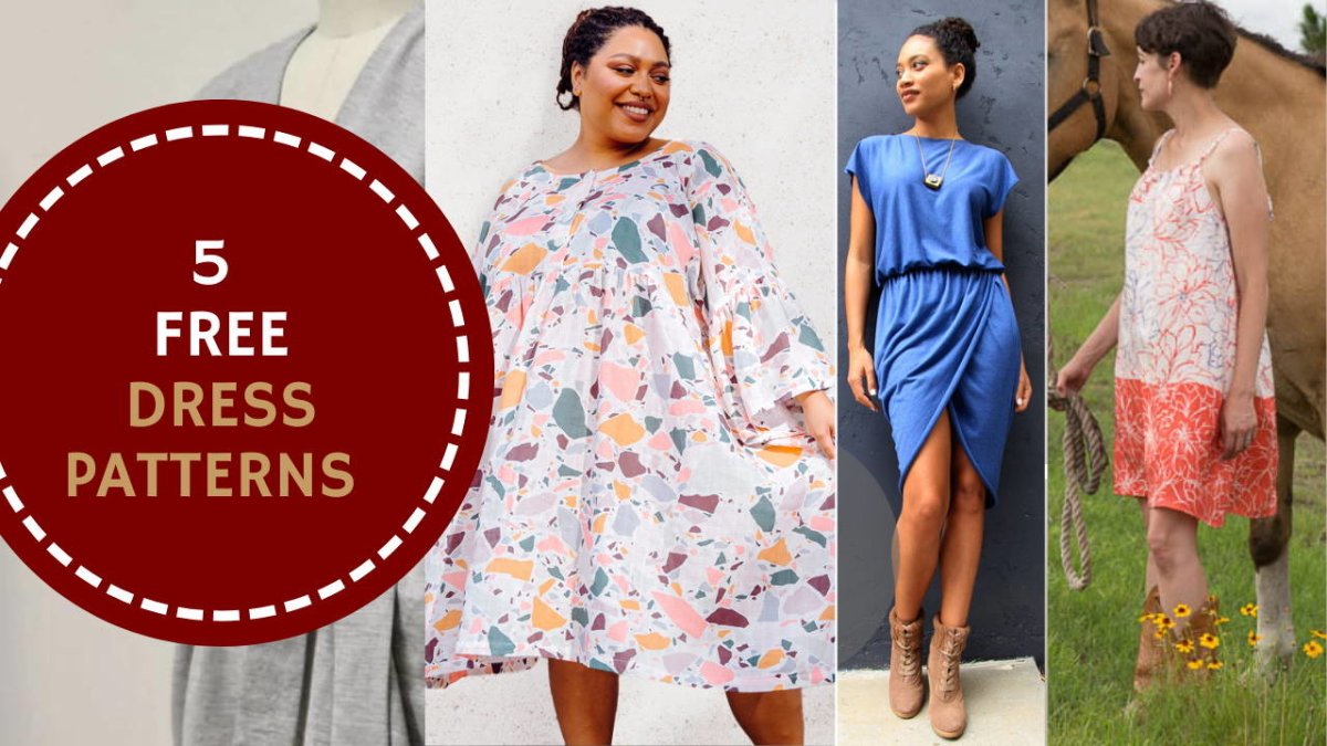 5 Dress Patterns - Free Download | Madam Sew – MadamSew