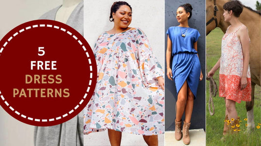 5 Dress Patterns - Free Download | Madam Sew - MadamSew