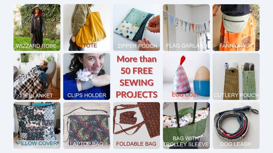 50 Free Sewing Patterns and Project Tutorials - MadamSew