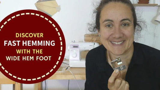Discover Fast Hemming With The Wide Hem Foot | Madam Sew - MadamSew