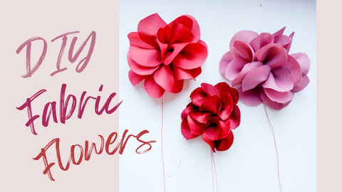 DIY Fabric Flowers - MadamSew