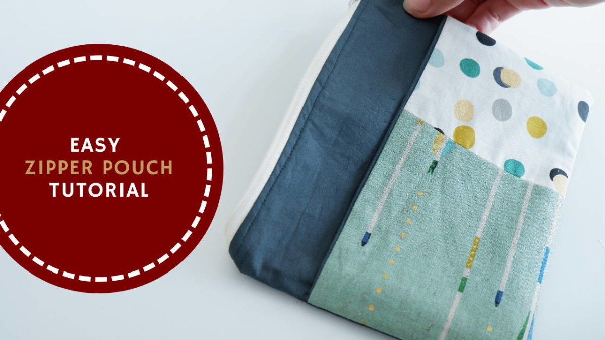 Easy Zipper Pouch Sewing Tutorial – MadamSew