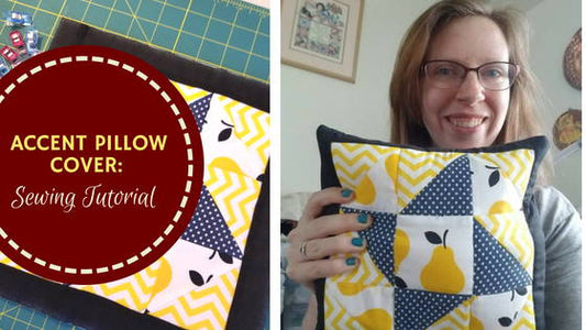 How To Make An Accent Pillow Cover | Get Ready For Summer! - MadamSew