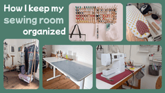 How to Organize Your Sewing Room: The Different Zones - MadamSew