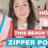 How to Sew a Beach Towel Zipper Pouch