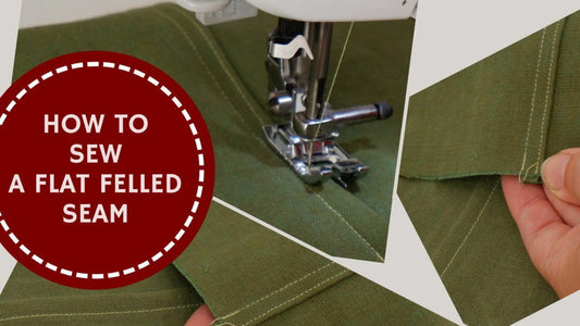 How to sew a Flat Felled Seam | Madam Sew - MadamSew