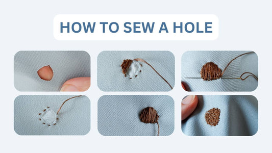 How to Sew a Hole and Repair Tears - MadamSew