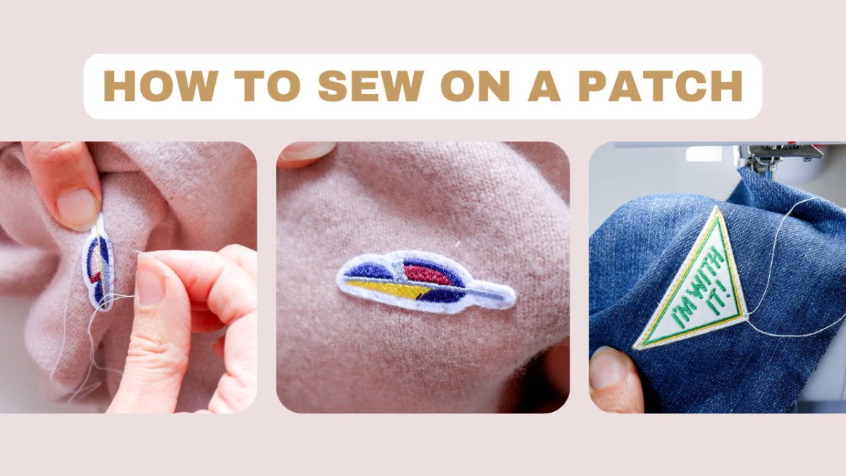 How to Sew On a Patch – MadamSew