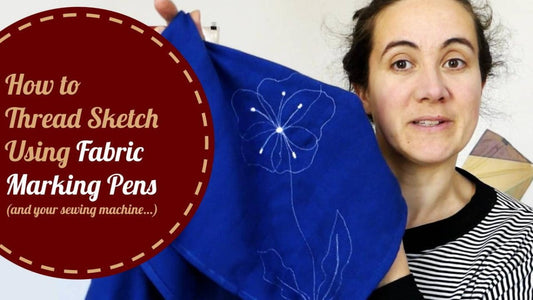 How to Thread Sketch With Your Sewing Machine - MadamSew