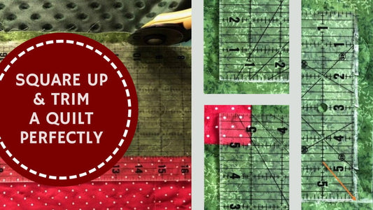 Learn How To Square Up a Quilt | Madam Sew - MadamSew