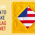 Make a fun July 4th Flag Trivet