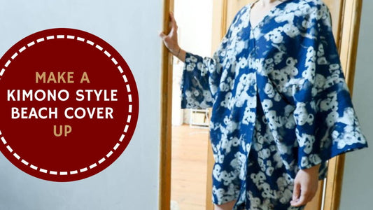 Make a Kimono Style Beach Cover Up | Get Ready For Summer! - MadamSew
