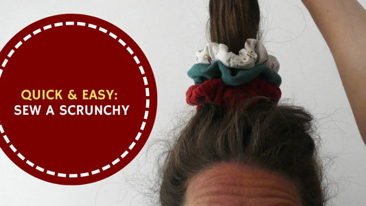 Quick and Easy: Sew a Scrunchie | Madam Sew - MadamSew