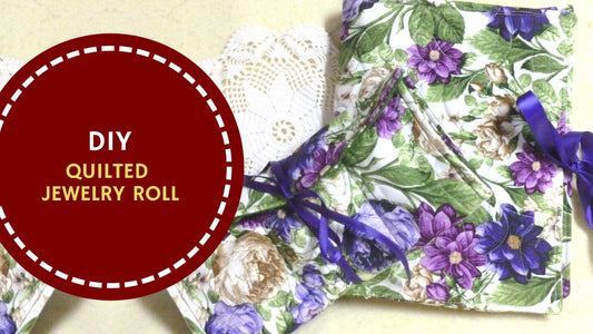 Sew a Quilted Jewelry Roll - MadamSew