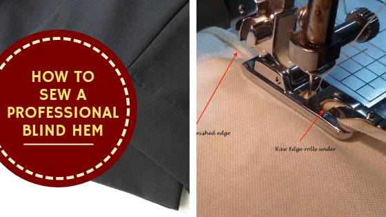 How to Sew a Blind Hem  Madam Sew – MadamSew