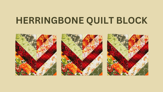 The Herringbone Quilt Block Tutorial - MadamSew