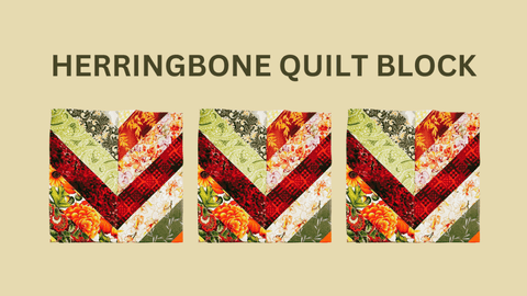 The Herringbone Quilt Block Tutorial - MadamSew