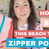 How to Sew a Beach Towel Zipper Pouch