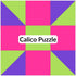 Easy Quilt Block Pattern: Calico Puzzle