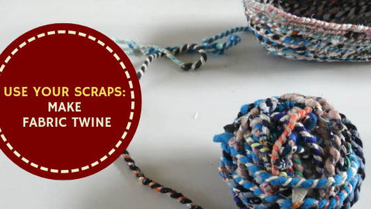 Use Your Scraps: Make Fabric Twine! | Madam Sew - MadamSew
