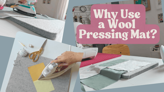 Wool Pressing Mat for Quilting: Why Quilters Make the Switch from the Ironing Board - MadamSew