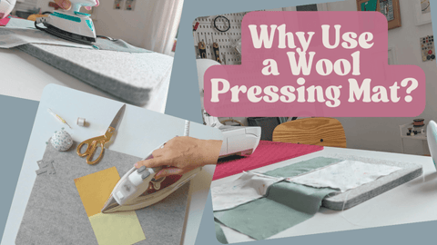Wool Pressing Mat for Quilting: Why Quilters Make the Switch from the Ironing Board - MadamSew