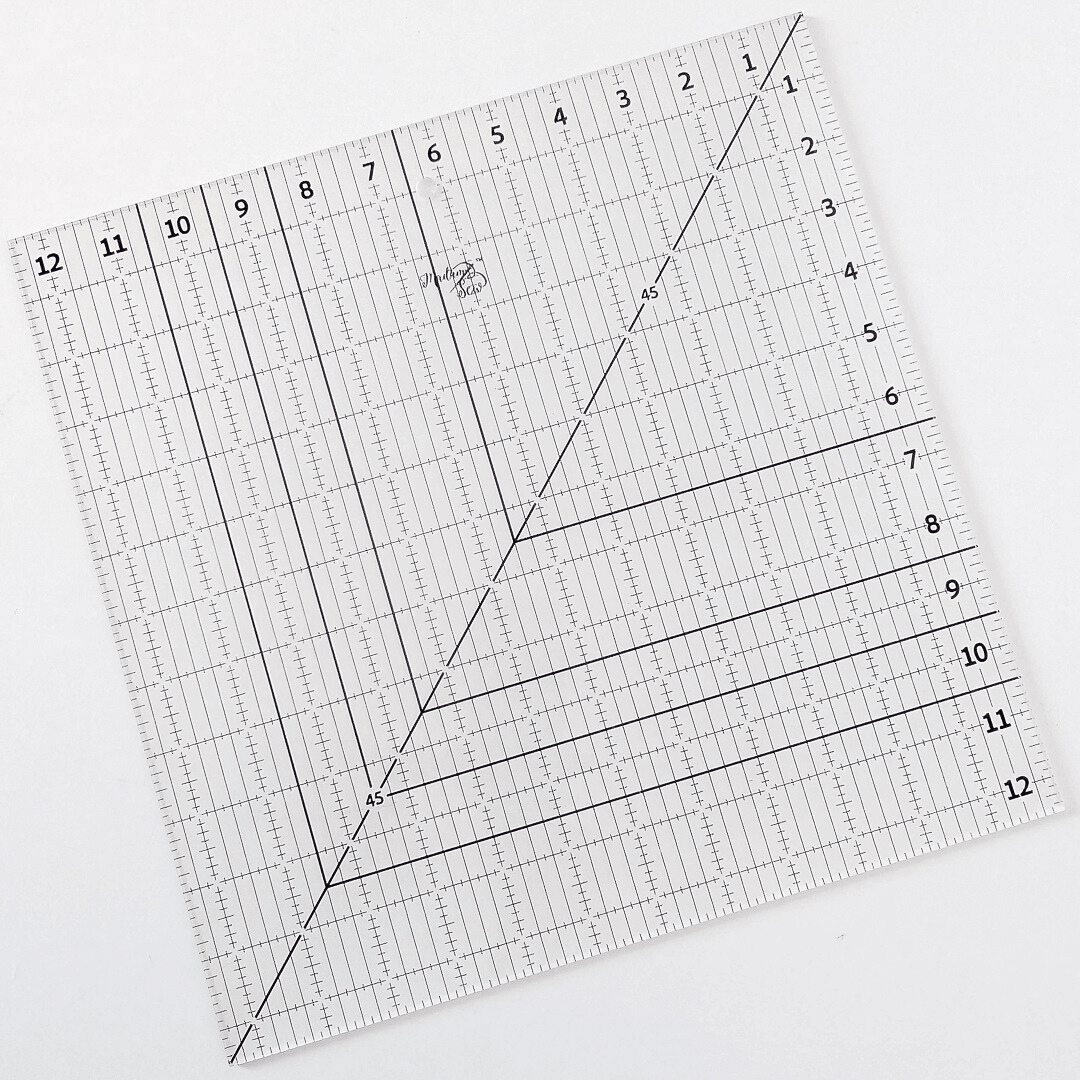 12.5” Square Up Quilting Ruler - MadamSew