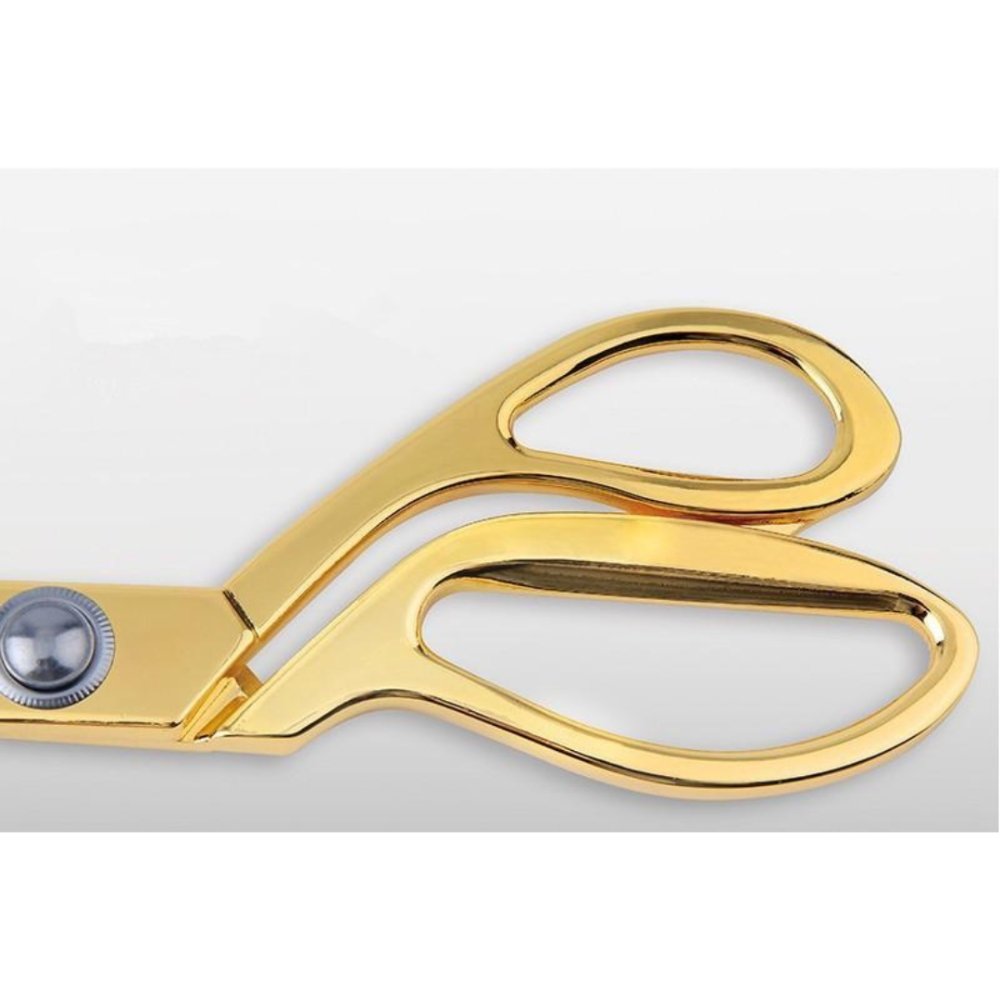 9.5" Gold Handled Stainless Steel Shears - MadamSew