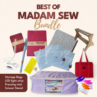 Best of Madam Sew - Favourite Tools with 3 White Project Bags