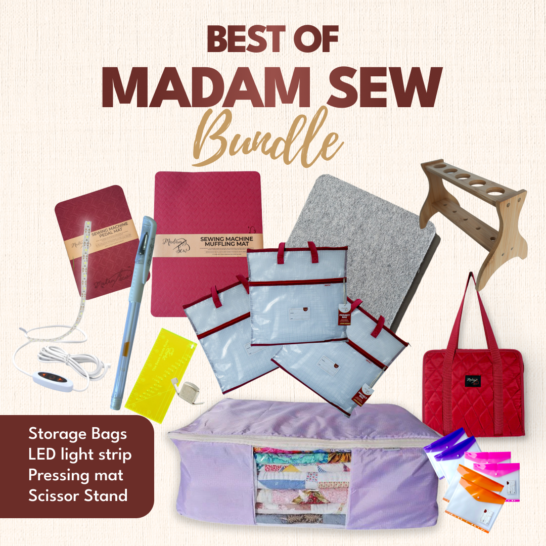 Best of Madam Sew - Favourite Tools with Red Project Bags