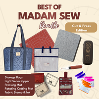 Best of Madam Sew — Cut & Press Edition (Navy Organizer with Black Inpad)