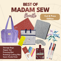 Best of Madam Sew — Cut & Press Edition (Purple Organizer, Zipper Set)